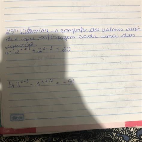 50 pontos pfv me ajudem cálculos pfv 29 Determine o conjunto