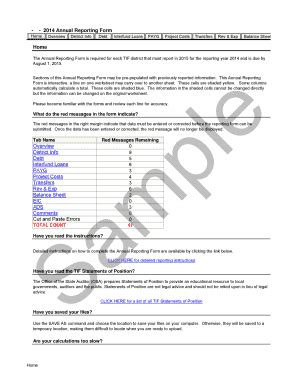 Fillable Online Auditor State Mn Tif District Annual Reporting Form