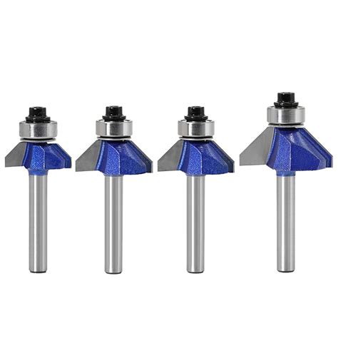 Meihejia Inch Shank Degree Chamfer Router Bit Set Sizes