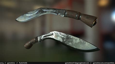 kurki knife 3d model