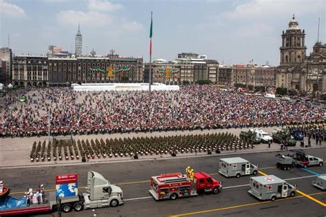 Desfile Militar 2019 Desde El Zócalo De La Ciudad De México Presidencia De La Republica