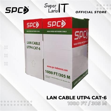 Jual Kabel Lan Utp Cat Cat Spc Roll Meter Shopee Indonesia