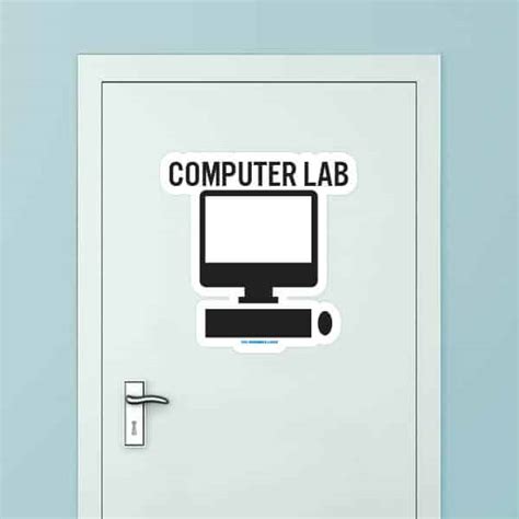 Computer Lab Sign | Computer Classroom Wall Sticker