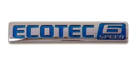 Emblema Letreiro Ecotec Speed Cromado Do Cruze Acima