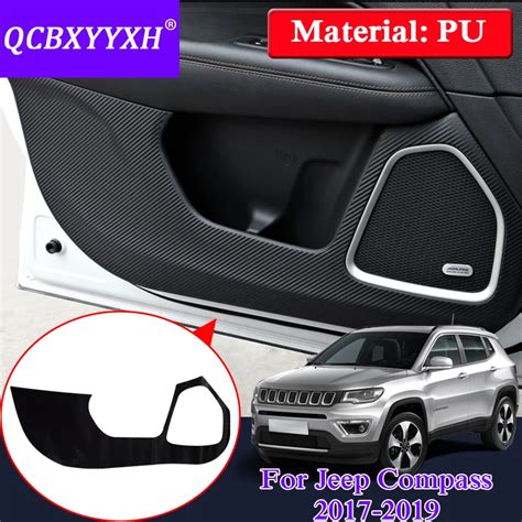 QCBXYYXH For Jeep Compass 2017 2019 Car Styling Protector Side Edge