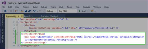 Asp Sql Server Connection String Example Fecoltelecom