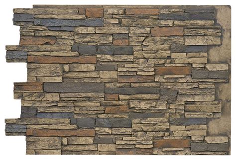 Faux Stone Wall Panel Alpine 36in X 48in Wall Panel Rustic Siding And Stone Veneer By