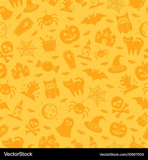 Halloween Seamless Pattern Royalty Free Vector Image