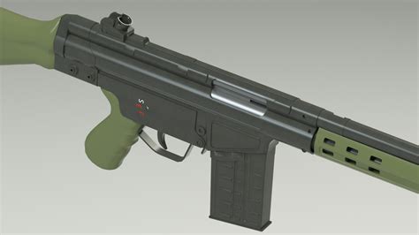 3D G3 Rifle 3D model - TurboSquid 2069100