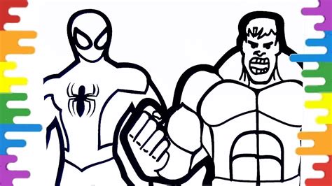 Spider Hulk Coloring Page