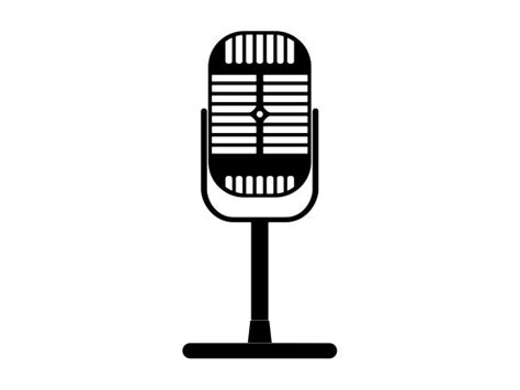 Microphone 5 SVG Microphone Svg Podcast Microphone Etsy