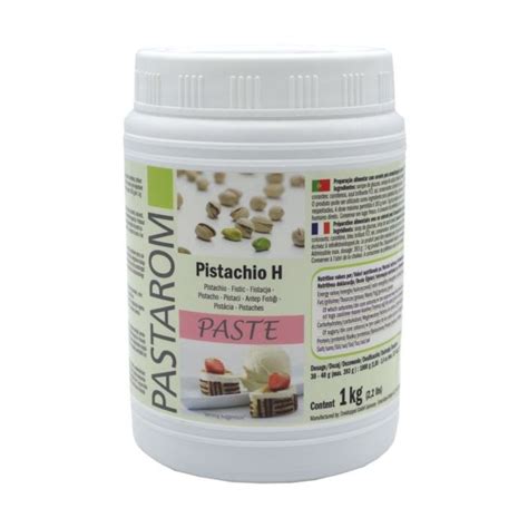 Pastarom Paste Pistachio 1kg Bottle HORECA Suppliers Supplybunny