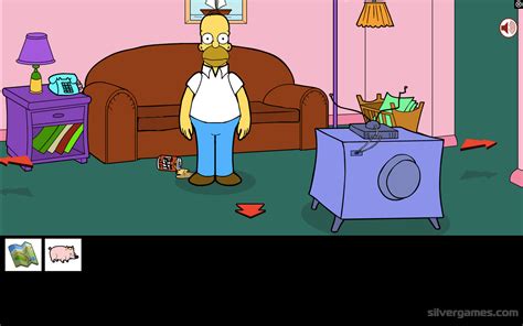 Homer Simpson Saw Game Play Online On Silvergames 🕹️