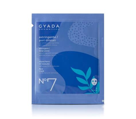 Gyada Facial Maschera In Tessuto N 7 Astringente Pori Dilatati 15ml