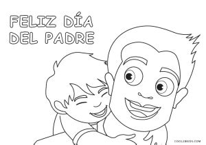 Dibujos de Día del Padre Para Colorear Páginas Para Imprimir Gratis