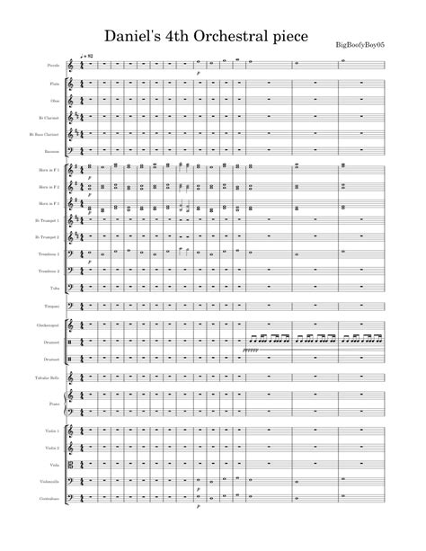 Daniel's 4th Orchestral piece - piano tutorial