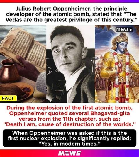 Oppenheimer Bhagavad Gita