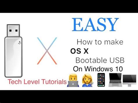 How To Create Mac Os Bootable Usb Drive On Windows Youtube