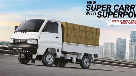 Maruti Introduces K Series Engine In Super Carry Mini Trucks Cartoq