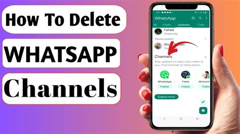 How To Delete Channel On Whatsapp Delete Channel Update On Whats App