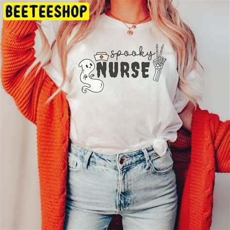 Halloween Nurse Spooky Trending Unisex Shirt Beeteeshop