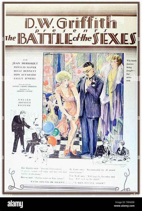 The Battle Of The Sexes 1928 Vintage Pre Code Silent Movie Poster