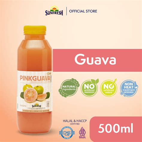 Jual Sunfresh Daily Pink Guava Juice 500 Ml Mengandung Vitamin C A