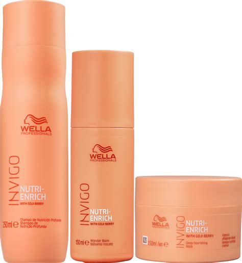 Kit Wella Professionals Invigo Nutri Enrich Tripla Ação Beleza na Web