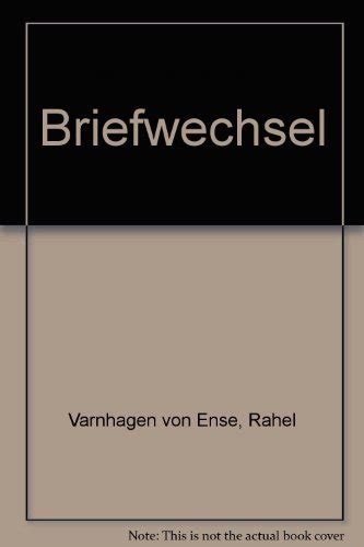 Briefwechsel I Rahel Und Alexander Von Der Marwitz