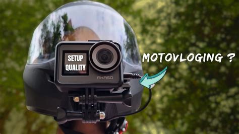 Akaso Brave Best Budget Action Camera For Motovlogging Mount With