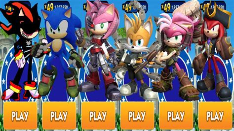 Sonic Dash Shadow Exe Vs All New Sonic Prime Characters Boscage Maze