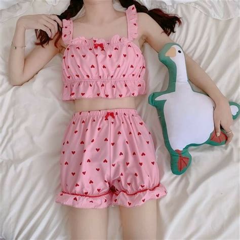 Kawaii Pajamas Pink Pajamas Cute Pajamas Pajamas Women Cute Fashion