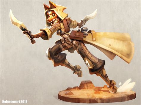 ArtStation Desert Fox Johannes Helgeson Character Art