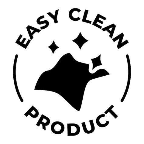 Premium Vector | Easy clean product icon Shiny napkin emblem Wipe ...