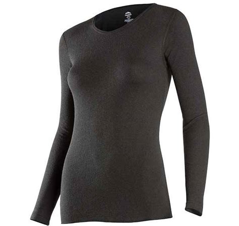 Coldpruf Womens Basic Crew Base Layer Long Sleeve Shirt Publiclands