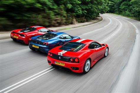 458 Speciale Vs F430 Scuderia Vs 360 Challenge Stradale Ferrari 458