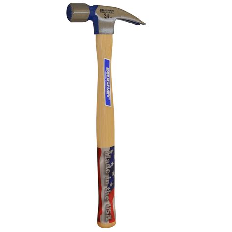 Vaughan 505M 24 Oz Milled Face Wood Framing Hammer Walmart