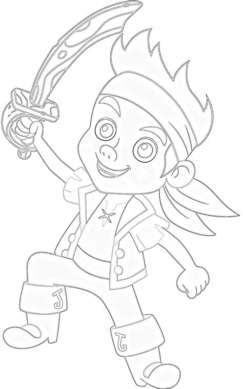 Captain Jake Coloring Pages