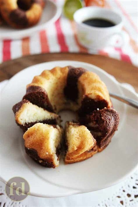 Marble Mini Bundt Cakes Foodelicacy