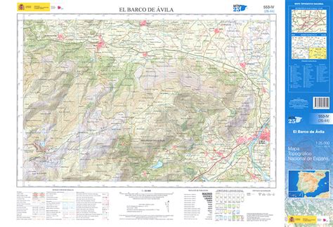 El Barco de Ávila Mapa Topográfico Nacional 1 25 000 2019