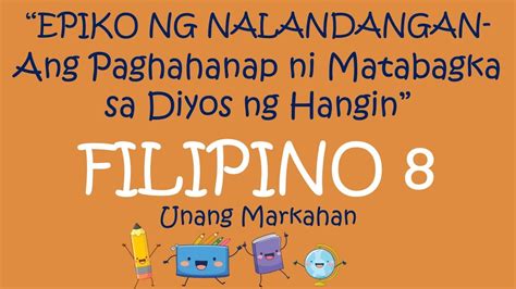 Epiko Ng Nalandangan Ang Paghahanap Ni Matabagka Sa Diyos Ng Hangin