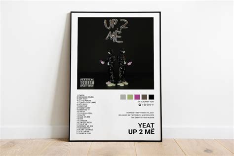 Yeat Posters Up 2 Me Poster Album Cover Poster Poster Etsy