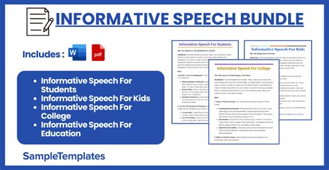 FREE 13 Informative Speech Samples In PDF