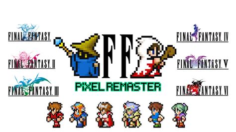 final fantasy pixel remaster todos os seis jogos serao lancados