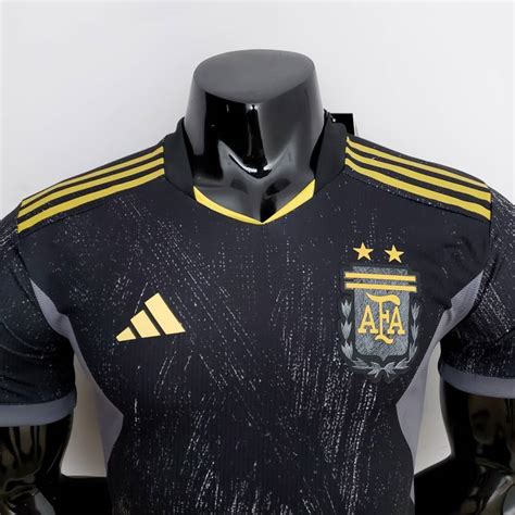 Camiseta Negra De Argentina Versi N Jugador Ubicaciondepersonas