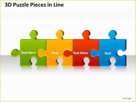 Puzzle Powerpoint Template Free Of Editable Jigsaw Pieces Powerpoint