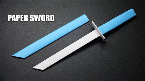 How To Make A Paper Sword Easy Tutorial Diy Ninja Sword Youtube