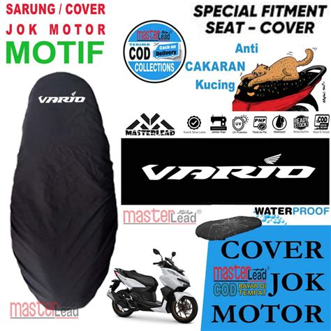 Jual Sarung Cover Pelindung Jok Motor Anti Air Anti Cakar Kucing