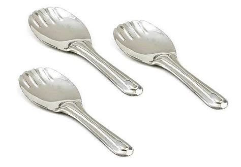 Buy Qdf Stainless Steel Rice Serving Spoon Set Of Three Spoons Set Of