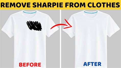 Easy Way To Remove Permanent Marker Stains From Clothes Without Rubbing